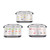 3Pcs Cooking Magnetic Sheet Pressure Cooker Grain Vegetable Meat Cooking Time Reference Guide1