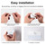 Human Body Induction Lamp Motion Sensor Wall Light Intelligent Motion Sensor Cabinet Light Bedside Night Light Stair Light AAA Battery Powered