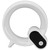 Sunrise Alarm Clock Q Shape White Digital Display 3 in 1 Multi Function FM Radio Bedside Night Light Alarm Clock for Sleeping Waking Up
