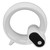 Sunrise Alarm Clock Q Shape White Digital Display 3 in 1 Multi Function FM Radio Bedside Night Light Alarm Clock for Sleeping Waking Up