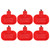 6PCS Automatic Poultry Drinking Bowls Large Thickening ABS Waterer Bowl for Cat Dog Chicken Duck G1/8 Male Thread