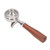 58mm Double Spouts Portafilter for Nuova Coffee Machines Stainless Steel Filter Basket Solid Wood Handle E Style Round Ring Redwood