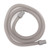 6FT Breathing Machine Tube Universal Flexible Connecting Tube Sealing for Ventilator Accessory Gray