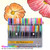 48pcs Gel Pens Colorful Glitter Neon Gouache Metallic Drawing Sketch Pen School Stationery