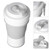 Collapsible Travel Cup Portable Silicone Folding Cup Expandable Drinking Cup Leakproof Pocket Coffee Mugs for Outdoor officeGray