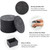 14 pcs Round Felt Coasters with Storage Box Water Absorption Table Coaster for Drinks Cups Bar Glass