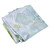 Shower Curtain Simple Style Plant Leaves Pattern Bathroom Shower Partition Curtain with Hooks Curtain for Home Hotel