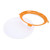 Food Preservation Tray Multipurpose Round Shape Reusable Vacuum Sealing Stackable Food Storage Tray for Kitchen Tool Orange