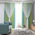 1pc Curtain Simple Gradient Hollow-out Star Pattern Double Layer Blackout Bedroom Living Room Insulation Curtain