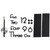 Frameless Adhesive Wall Clock DIY Mirror Surface Sticker for Home Office Room DecorMiddle Size Black