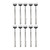 10pcs Back Scratcher Extendable Mini Portable Foldable Back Scratcher Telescoping with Pocket Clip for Relieve Itching