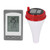 Wireless Swimming Pool Thermometer Solar Powered Floating Water Thermometer with LCD Display