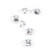 500Pcs/Bag 10mm Acrylic Beads Vase Filler Wedding Decor DIY Ornament Accessories Transparent