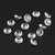 500Pcs/Bag 10mm Acrylic Beads Vase Filler Wedding Decor DIY Ornament Accessories Transparent