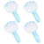 4Pcs Sheet Holder 4in 1 Quilt Buckle Holders Bed Sheet Clips Non Slip Bed Cover Fasteners(Blue )
