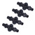 100PCS 4/7 2‑Way Connector Drip Irrigation Connector Fitting Garden Irrigation Accessories