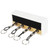 Vintage Guitar Key Holder Wall Mounted Guitar Amplifier Key Hanger Rack Keychain HolderWhite