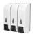 Wall Mount Soap Dispenser Bathroom Shower Shampoo Liquid Lotion Sanitizer 380ml*3