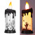Halloween Snow Globe Candles Light LED Terrorist Decoration Electronic Candle Lamp for Party HolidayGhost Hand