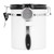 Sealing Container with Spoon Stainless Steel Coffee Beans Canister with Release Valve White1.8L
