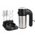 Household Handhled Electric Egg Beater Stainless Steel Milk Frother Egg Whisk
