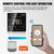 Smart Thermostat for Home Touchscreen WiFi Voice Tuya App Programmable Temperature Control IP20 Protection Auto/Manual Mode Digital Thermostat for 3A Water Underfloor Heating
