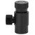 Soda Cylinder CO2 Refilling Adapter Valve Aluminum Alloy ASA with CGA320 Connector Black