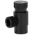 Soda Cylinder CO2 Refilling Adapter Valve Aluminum Alloy ASA with CGA320 Connector Black