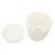5 PCS Indoor Plant Pots with Base PP White Beautiful Plastic Flower Pot for African Violets Leaf Plants