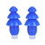 Reusable Ear Plugs Waterproof Silicone Earplugs Noise Reduction for Swimming Sleeping(Blue Box )