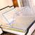 Installation Free Foldable Mosquito Net Bottomless Mosquito Net Easy Storage Mosquito Net for Student Dormitory Blue 120 X 64cm / 47.2 X 25.2in