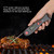 BBQ Charcoal Grill Pit Wood Smoker Temp Gauge Grill Thermometer (Black and Red)