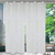 Semi Sheer Window Curtain Bedroom Balcony Drape Curtain Window Treatment(Through Rod 100*270CM)