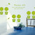 Potted Plant Self adhesive Removable Decorative Wall Sticker for Home Office Decor
