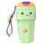 Cute Insulated Bottle Double Insulation 450ml Stainless Steel Insulated Water Bottle for Hot Drinks Green