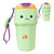 Cute Insulated Bottle Double Insulation 450ml Stainless Steel Insulated Water Bottle for Hot Drinks Green