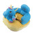 Learning Sitting Chair Prevents Falls Adjustable Angle Portable Safe Super Soft Plush Baby Support Seat Blue Horse