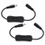 2Pcs DC Power Inline Cable 11.5in Length DC 12V Switch Function DC Male Female Cable for LED Strip CCTV Water Pump