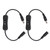 2Pcs DC Power Inline Cable 11.5in Length DC 12V Switch Function DC Male Female Cable for LED Strip CCTV Water Pump