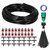 DIY Automatic Drip Irrigation Kit 20m Adjustable Nozzle Irrigation System Garden Equipment