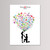 DIY Groom and Bride Pattern Fingerprint Guest Signature Guestbook Painting Wedding DecorationHK208