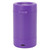 Glow Storage Jar with Grinder LED Waterproof Transparent Glass Seal Jar with 55mm Grinder for Outdoor Purple