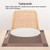 4 Pcs Placemat Fashion PVC Dining Table Mat Plate Pads Coasters Table Cloth Pad(Coffee)