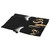 Eyelashes Gold Blocking Cooking Baking Apron for Home Kitchen Cafes Black