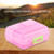 7 Grids Weekly Portable Medicine Tablet Pill Box Organizer Drug Case (Pink)