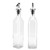 Oil Dispenser Glass and Spray Painted Plastic Oil Can Bottle for Soy Sauce Vinegar Cooking Wine