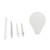 Enema Bulb Kit Anal Douche Silicone for Men and Women for Water Or Coffee Colon Cleansing