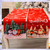 Christmas Table Runner with White Santa Claus Snowman Pattern Red Table Runners Holiday Party Decor Supplies Family Gathering Xmas Theme Decorations