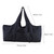 Large Capacity Canvas Handbag Single Shoulder Sport Gym Bag (Black)