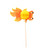45pcs Colorful Drink Fruit Cake Sticks Picks Bar Party Club Decorations Goldfish